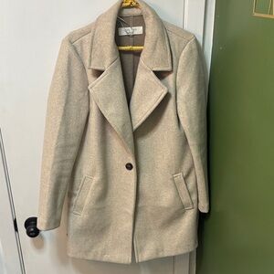 Love Tree Women's Tan Pea Coat